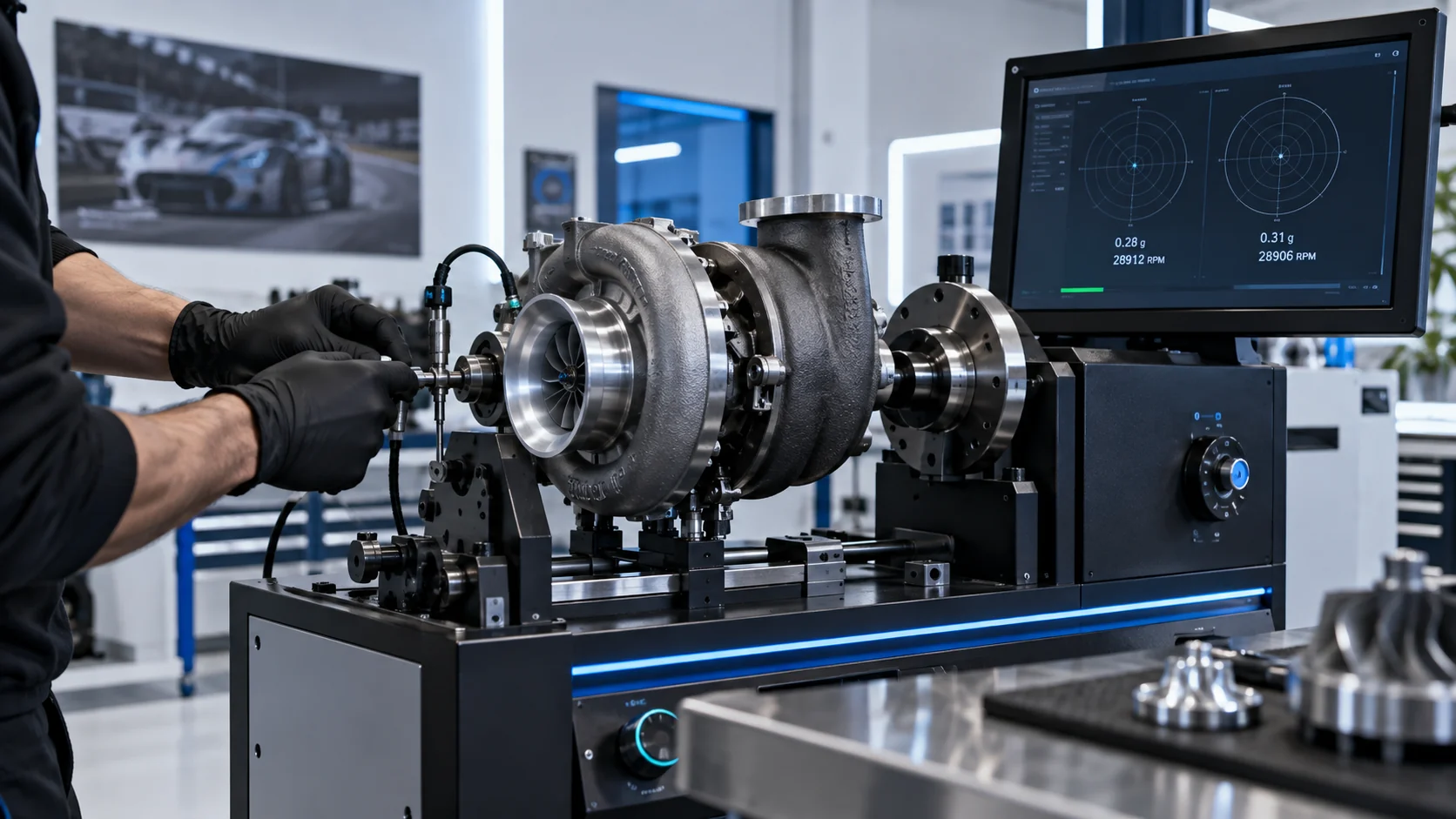 Lavorazioni su turbocompressori